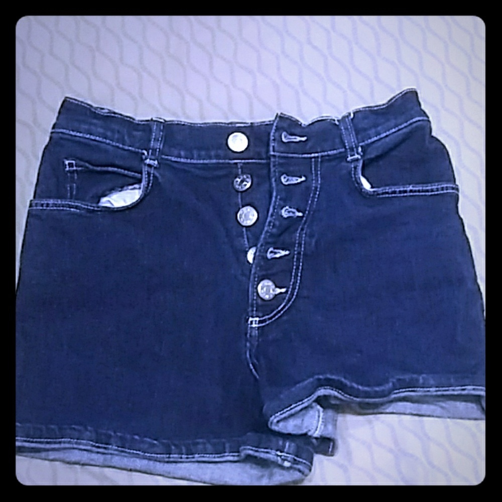 Denim shorts